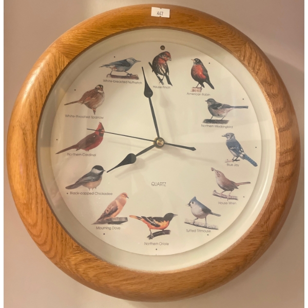 Birds Of Prey Wall Clock 12T Quartz