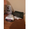 Image 5 : Bedroom Decor Set: Wooden Nightstand, Table Lamp, Alarm Clocks, and Trash Can