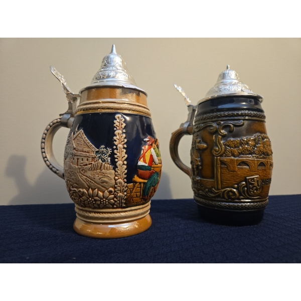Pair of German Steins - 8T 