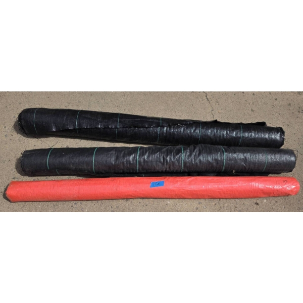Roll of Orange Fabric, 12' x 100', Item No. 8264592