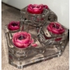 Image 3 : Pair Of Framed Art Prints w/ Petal Candelabra 44T