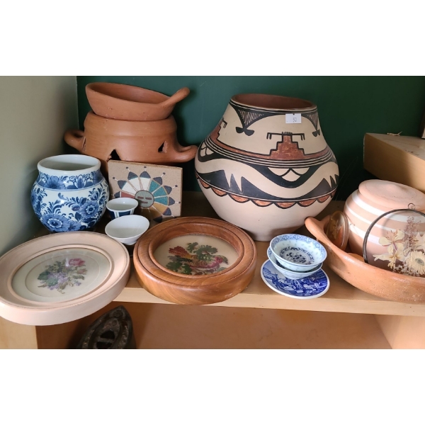 Collection of Ceramics and Pottery Household Decor 