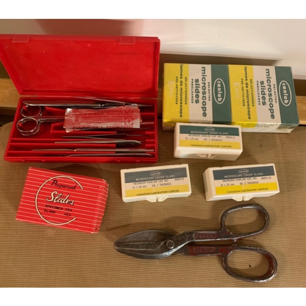 Antique Microscope Accessories