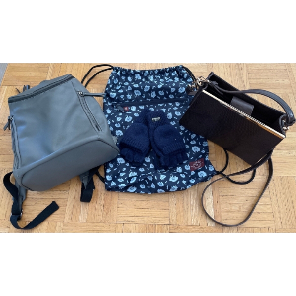 Three Assorted Women's Handbags  Urban Purses for Any Outting