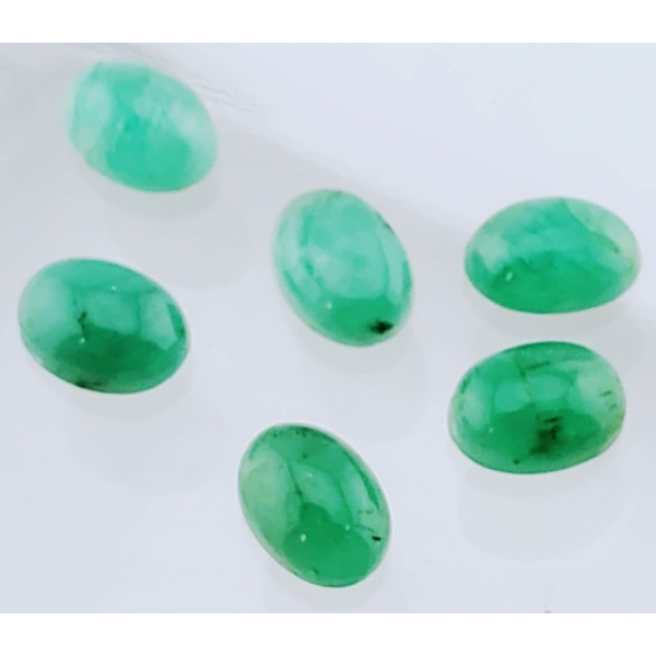 Indian Emerald Parcel (5.8 ct total, 7×5 mm)