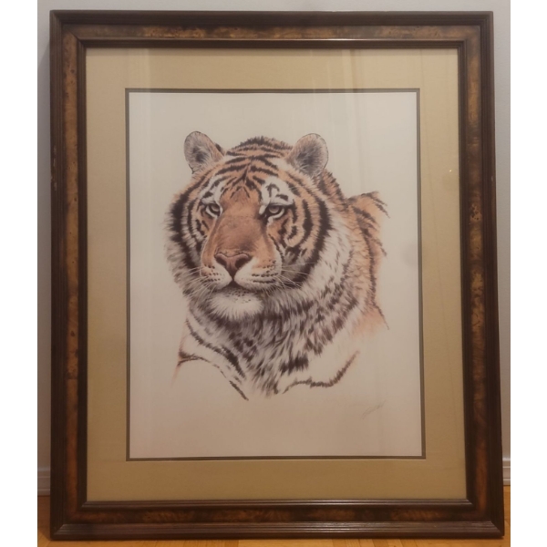"Siberian Hunter" by Guy Coheleach  Fine Art Lithiograph  Certified Authentic