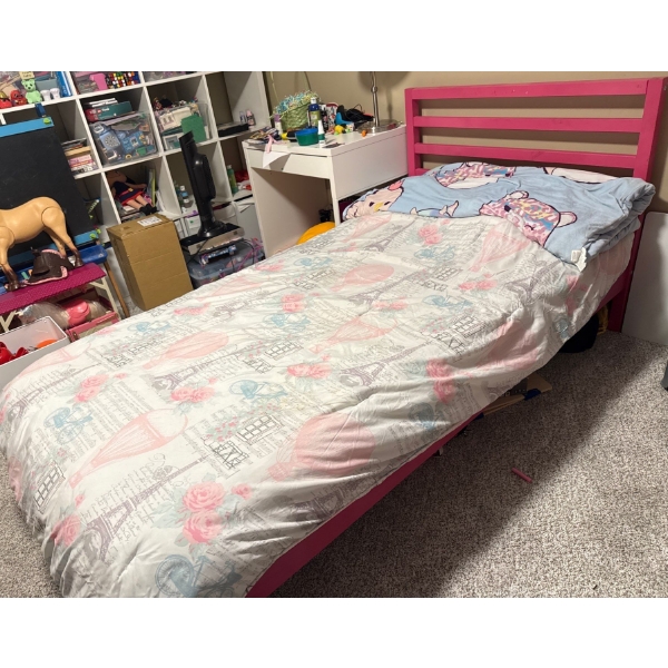 Twin Bed Set Only - Linens & More Not Included 