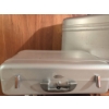 Image 6 : 3 Halliburton Aluminum Suitcases with Burgundy Interior