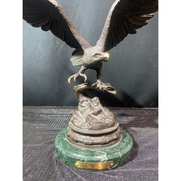Bronze Eagle Statue