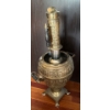 Image 2 : Large Antique Brass Russian Samovar, Intricate Detailing, Missing One Piece - 28T 