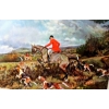 Image 9 : John Frederick Herring's Fox-Hunting Scenes, Gilbert Scott Wright Artwork - Measurements in Desc.  