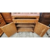 Image 7 : Light Wood Secretary Desk With Storage Measuring 18D x 30W x 40HÂ 