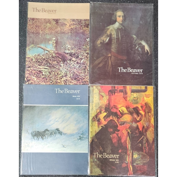 Four The Beaver Magazines From 1970s With Various Covers