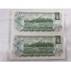 Image 3 : 3 uncut 1:2 Canadian 1973 $1.00 Bills Prefix: BAX BFK