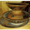 Image 2 : Beautiful Pottery Items w/unique Design Along With Modern Serving Plates & More