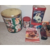 Image 2 : Coca-Cola Collectibles: Tins- Largest: 11 T, Cookbook, Ornament, Lunch Bag, Playing Cards