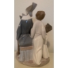 Image 3 :  LLADRO Porcelain Sister Nun w/ Choir Boys 11x14 Music Lesson Organ Religious