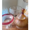 Image 4 : Assorted Household Items Including: Lamp 23 T, Canning Jars, Candy Dishes, and More!