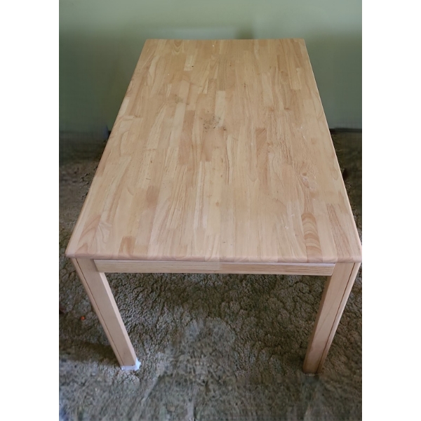 Rectangular Light Finish Dining Table 48 W, 30 D, 29 T