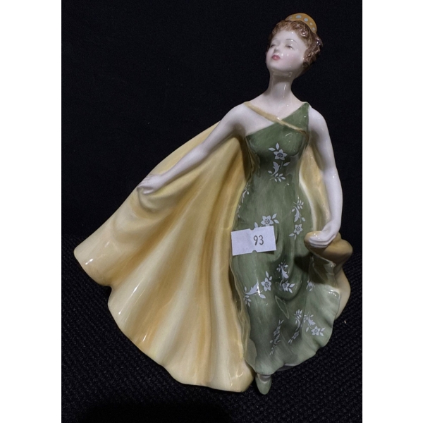 Doulton & Co Limited 1969  HN 2398  "Alexandra" Figurine (8"tall)  Hand made & Decorated