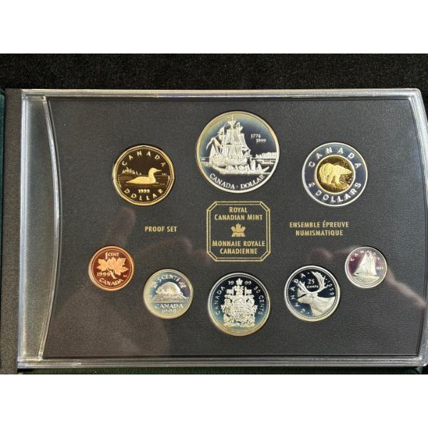 1999 Silver Proof Set - Loon / Juan Perez / Bear 66.46g silver