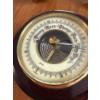 Image 2 : Vintage Wall Barometer W Germany, Vintage Brass Thermometer, German Alarm Clock Blessing Werke 1960s