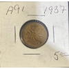 Image 2 : Box of Canadian Pennies 1937 to 1964 Some Mint State