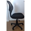 Image 5 : Small Black Desk w/Black Wood Filing Cabinet on Wheels  29"w x 20"d x30" tall