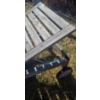 Image 7 : Outdoor Side Table (No Top) 24 W, 24 D, 24 T and Chair 27 W, 78 D, 12 T When Flat w/ Cushion