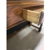 Image 3 : Vintage Console Table with Matching Ottomans, 56 x 17 x 27 Inches
