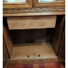 Image 6 : Traditional Cherry Wood China Hutch - Contents Not Included 53x18x61 Inches