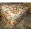 Image 3 : Back Of The Bed  Floral Upholstered Clothing Or Blanket Chest  35x6x17"tall