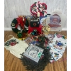 Image 3 : Festive Ornamentals & Decor Linens Tree Topper Snow Globe & More