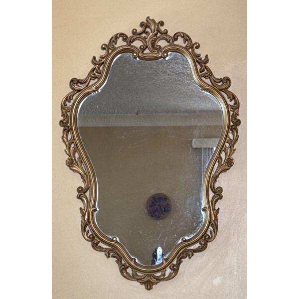 Vintage Filagree Trimmed Mirror - 40T 