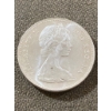 Image 2 : 1966 Canadian One Dollar Coin in Silver with Canoe Design