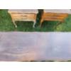 Image 2 : Coffee Table 52 W, 19 D, 15 T and Two Side Tables 20 W, 28 D, 21.5 T