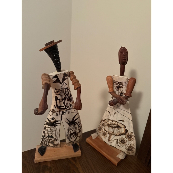 Decorative Cultural Handmade Figures - 15T Each 