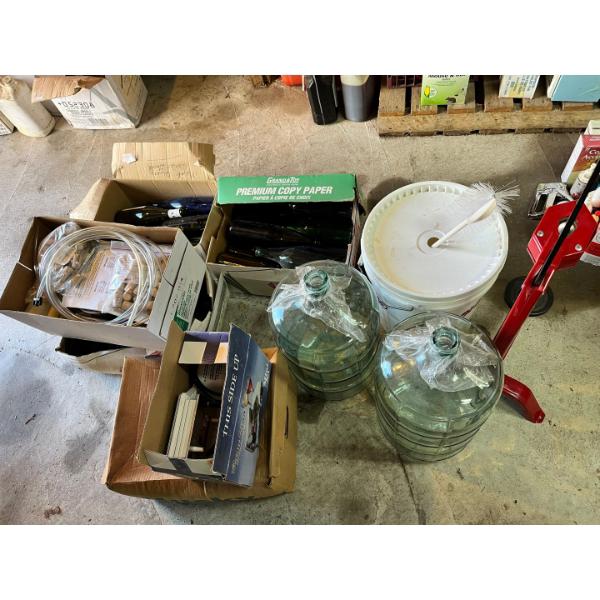 Everything you need but the grapes. Start making your own homemade wine. 

