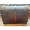 Image 4 : antique steam trunk H21 L30 W19