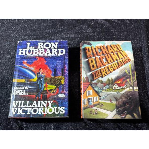 Stephen King - The Regulators, L. Ron Hubbard - Villainy Victorious (First Prints)