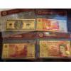 Image 6 : Collection of worl Bills from Germany & New Zealand Also 4 Gold Bills from around the world 