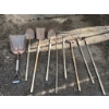 Image 4 : 9 Mixed Garden Tools With Wood Handles