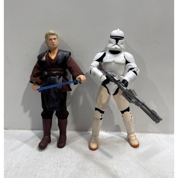 Anakin Skywalker and Stormtrooper Star Wars Action Figures