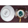 Image 6 : Vintage Tableware Lot: Glassware, 22K Gold Trim China, Silverplate