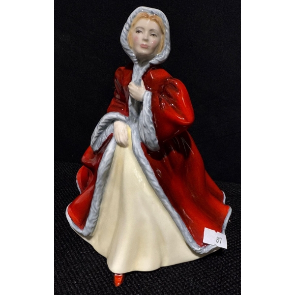 Royal Doulton HN 2936 "Rachel" Modelled by Peter A Gee 1980- Hand made & Hand Decorated (7"tall)