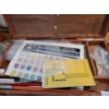 Image 2 : Wooden Cases w/ Painters' Supplies- Paint, Brushes 