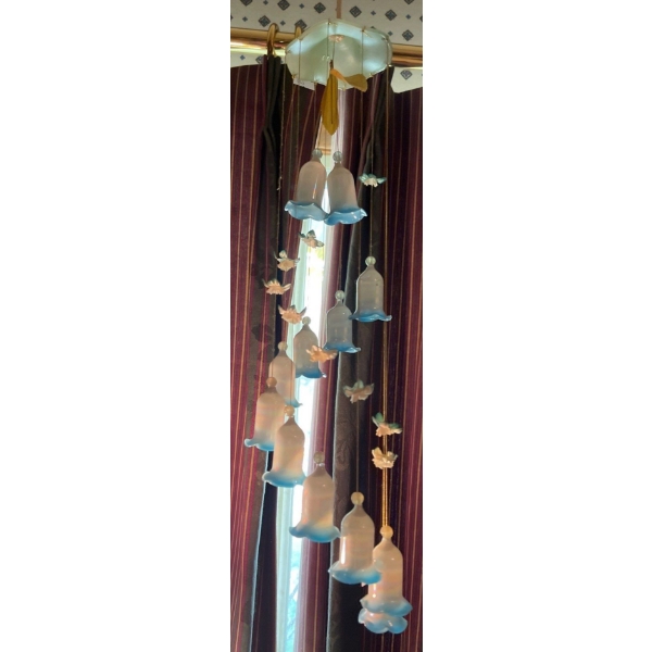 Blue Bells Glass Windchimes