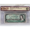 Image 1 : Graded Canadian 1954 Mod. Portrait $1 UNC Prefix: *M/Y