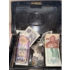 Image 2 : Mystery Canadian Vintage Cash Box & Contents - Paper Money Coinage & More