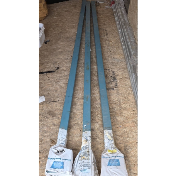 Three 104-Inch Structural Support System Components by WMC